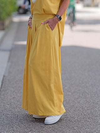 OFF#DLY Wide Leg Pant Gitta yellow