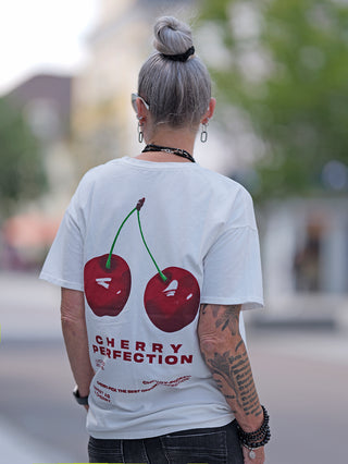 OFF#DLY Tee Cherry