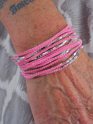 OFF#DLY Monika Armband Set pink