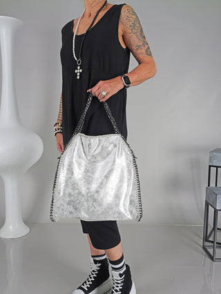 OFF#DLY Shopper Nelli silver