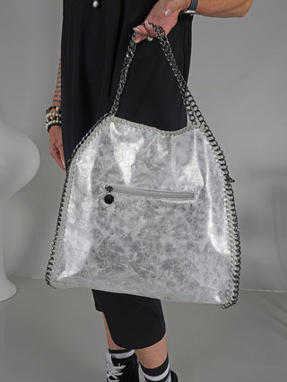 OFF#DLY Shopper Nelli silver