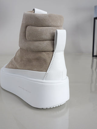 K&S Show Sneaker Hi Top Calf/Suede elefant