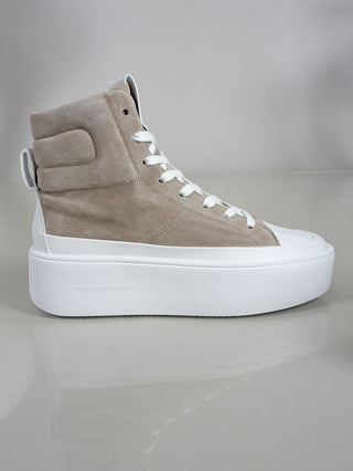 K&S Show Sneaker Hi Top Calf/Suede elefant