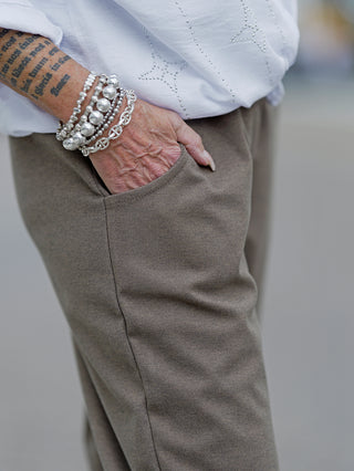 OFF#DLY Pant Wilma taupe