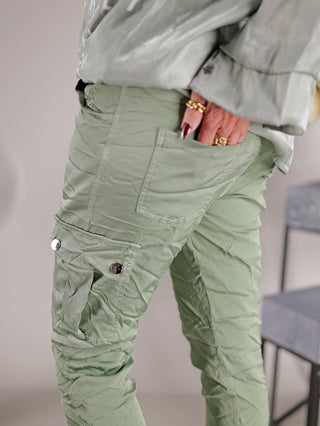 OFF#DLY Cargo Pant Marta pistazie