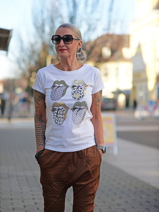 OFF#DLY Tee Kali weiß/gold