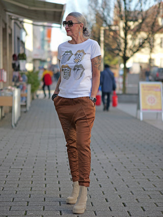 OFF#DLY Tee Kali weiß/gold