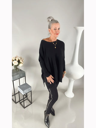 OFF#DLY Pulli Olivia black