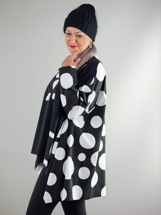 OFF#DLY Tunika Dots black